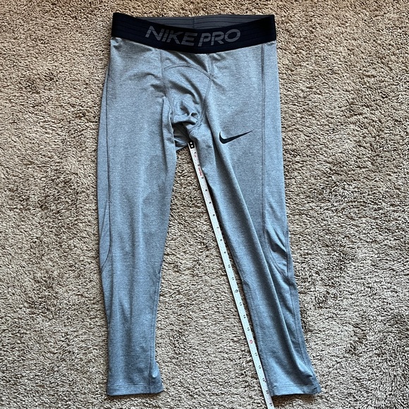 Mens Nike Pro Dri-Fit 3/4 Compression Pants Small Mens Nike Leggings - Picture 2 of 10